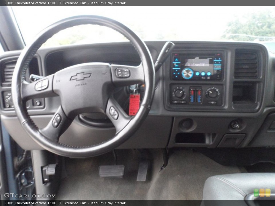Medium Gray Interior Dashboard for the 2006 Chevrolet Silverado 1500 LT Extended Cab #57510733