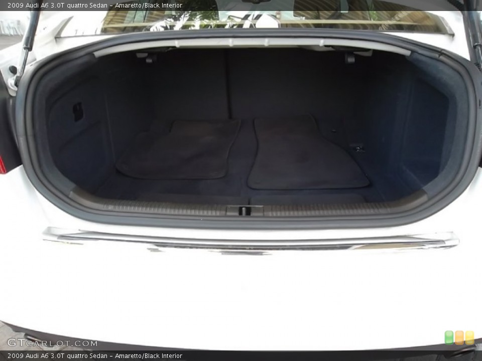 Amaretto/Black Interior Trunk for the 2009 Audi A6 3.0T quattro Sedan #57514486