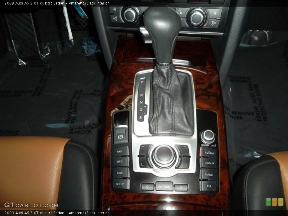 Amaretto/Black Interior Transmission for the 2009 Audi A6 3.0T quattro Sedan #57514681