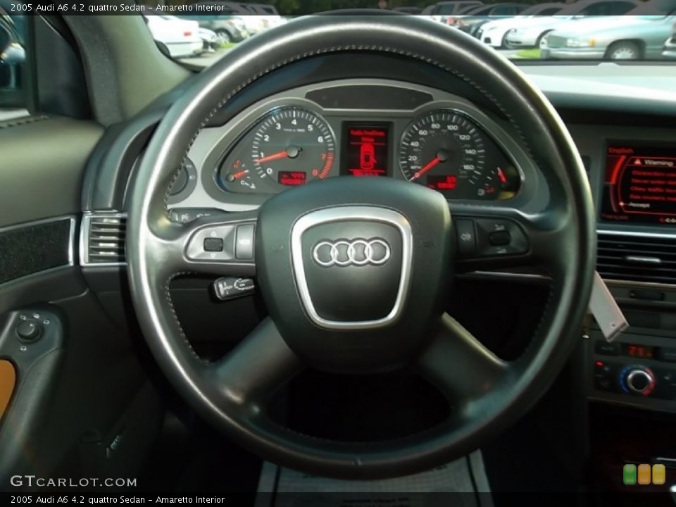Amaretto Interior Steering Wheel for the 2005 Audi A6 4.2 quattro Sedan #57515617