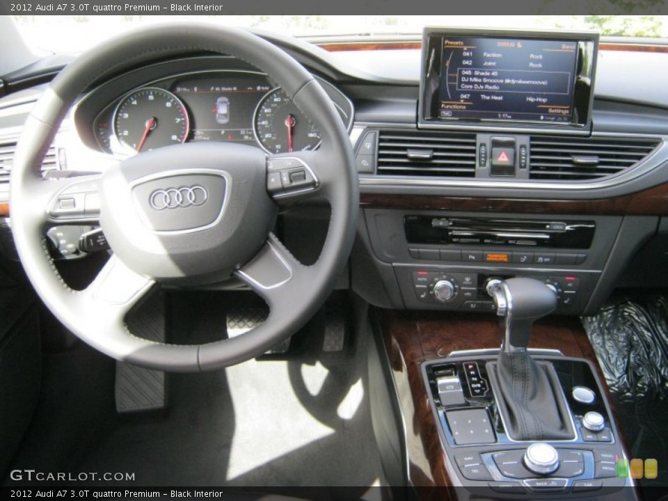 Black Interior Dashboard for the 2012 Audi A7 3.0T quattro Premium #57516376