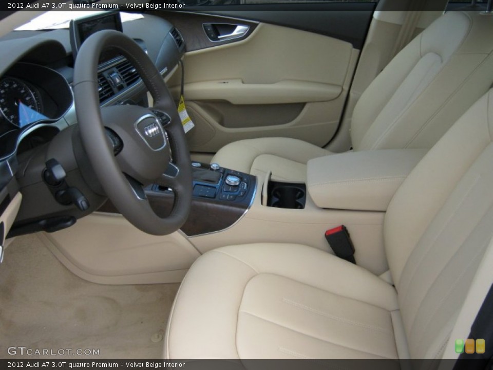 Velvet Beige Interior Photo for the 2012 Audi A7 3.0T quattro Premium #57516424