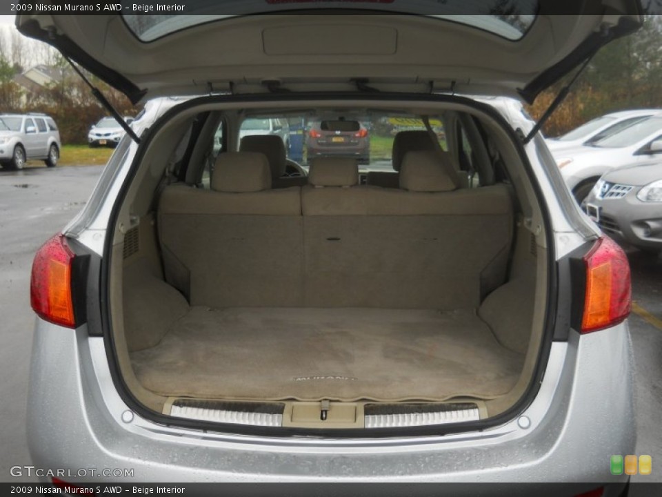 Beige Interior Trunk for the 2009 Nissan Murano S AWD #57516781