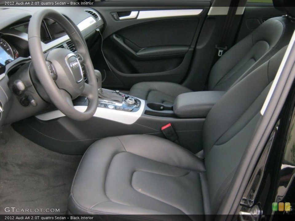 Black Interior Photo for the 2012 Audi A4 2.0T quattro Sedan #57517486