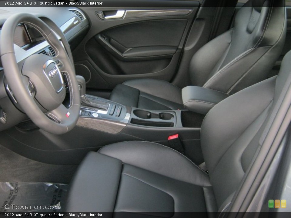 Black/Black Interior Photo for the 2012 Audi S4 3.0T quattro Sedan #57517535