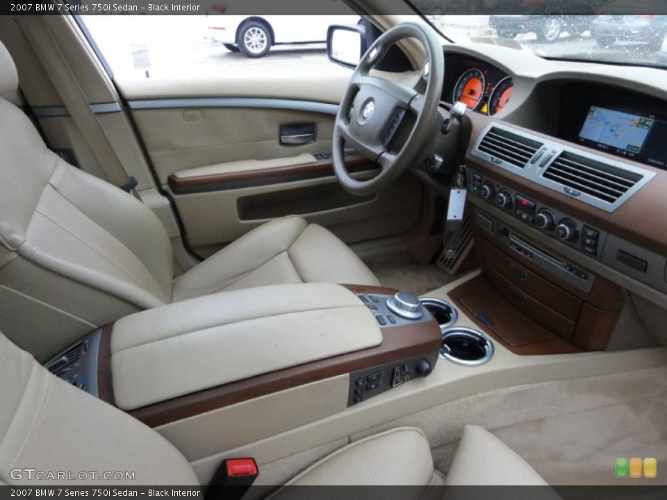 Black Interior Photo for the 2007 BMW 7 Series 750i Sedan #57519757