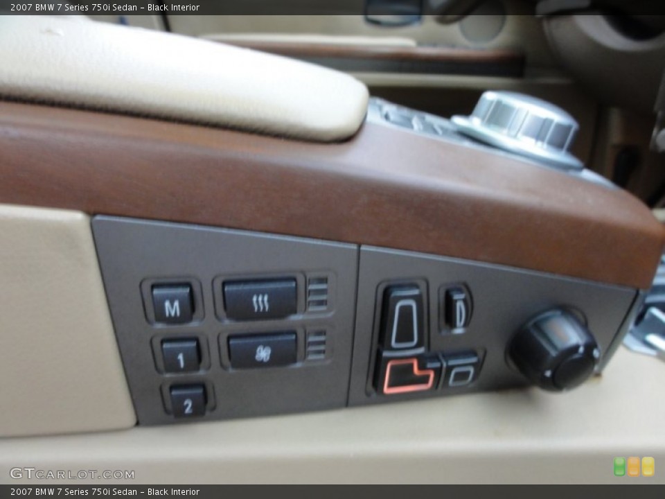 Black Interior Controls for the 2007 BMW 7 Series 750i Sedan #57519779