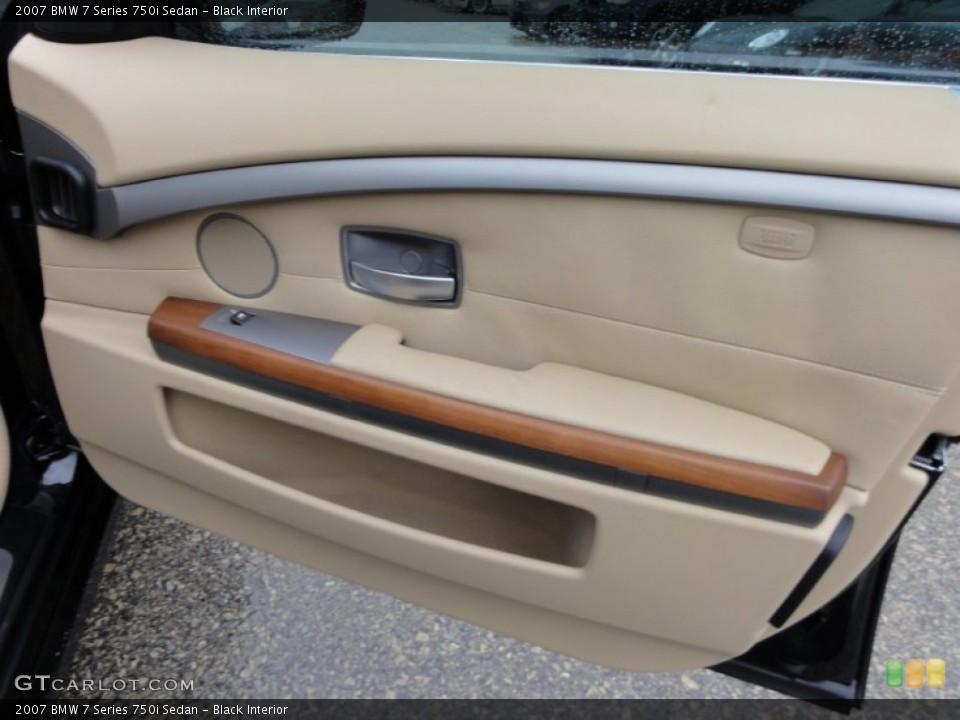 Black Interior Door Panel for the 2007 BMW 7 Series 750i Sedan #57519811