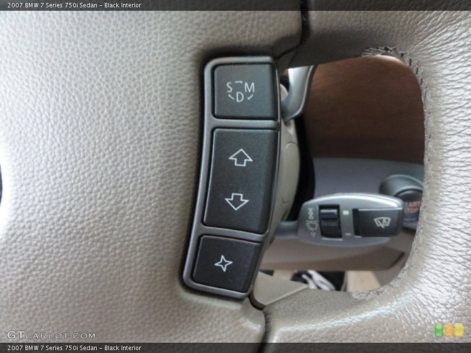 Black Interior Controls for the 2007 BMW 7 Series 750i Sedan #57520045