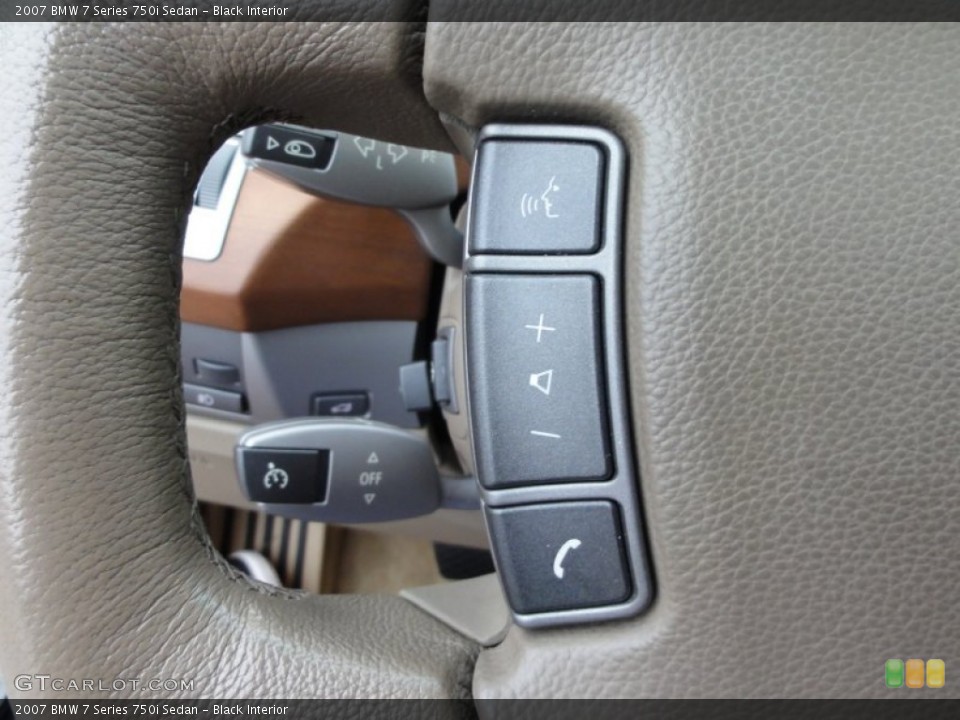 Black Interior Controls for the 2007 BMW 7 Series 750i Sedan #57520058