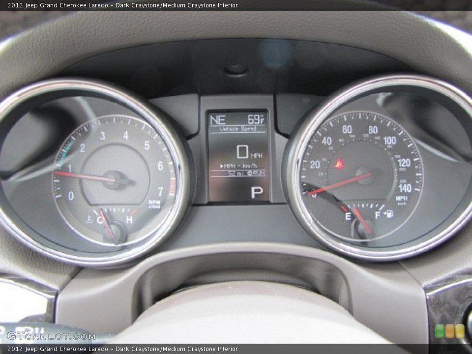 Dark Graystone/Medium Graystone Interior Gauges for the 2012 Jeep Grand Cherokee Laredo #57520618