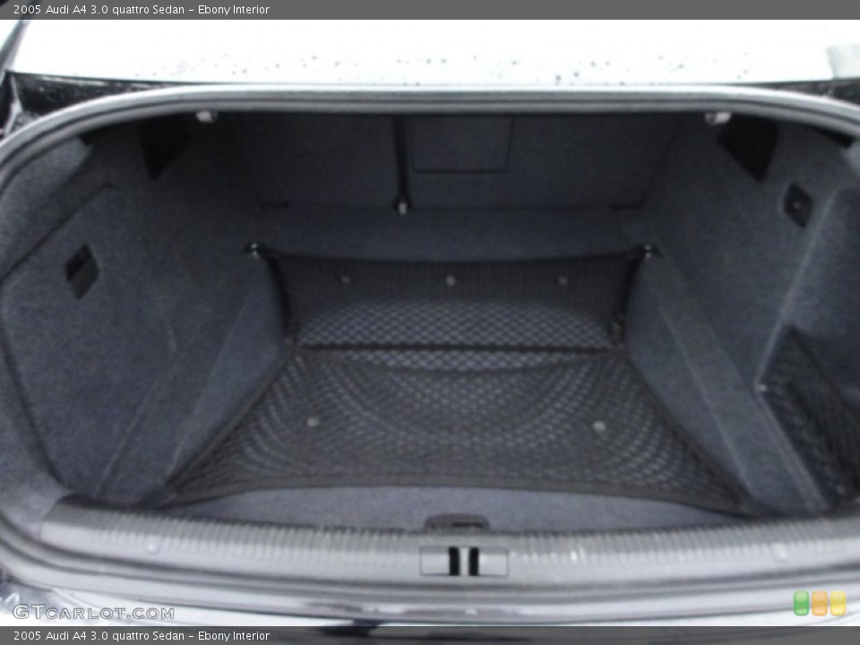 Ebony Interior Trunk for the 2005 Audi A4 3.0 quattro Sedan #57520786