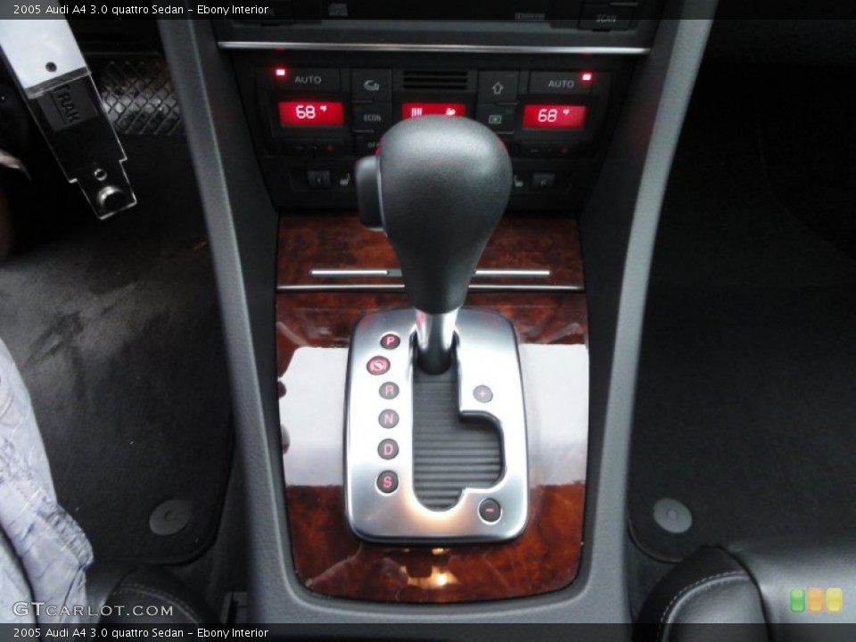 Ebony Interior Transmission for the 2005 Audi A4 3.0 quattro Sedan #57520906