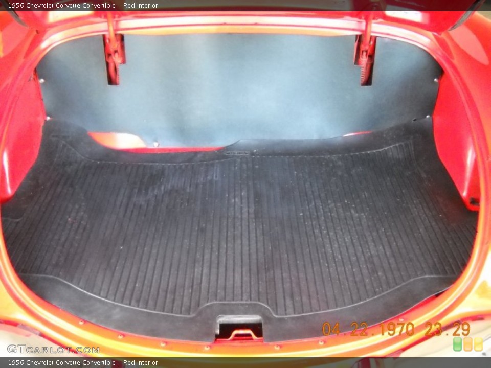 Red Interior Trunk for the 1956 Chevrolet Corvette Convertible #57523735