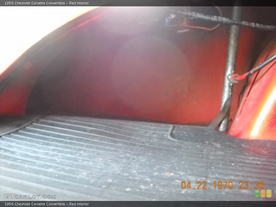 Red Interior Trunk for the 1956 Chevrolet Corvette Convertible #57523753