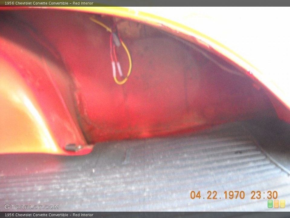 Red Interior Trunk for the 1956 Chevrolet Corvette Convertible #57523762