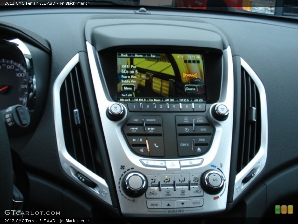 Jet Black Interior Controls for the 2012 GMC Terrain SLE AWD #57527341