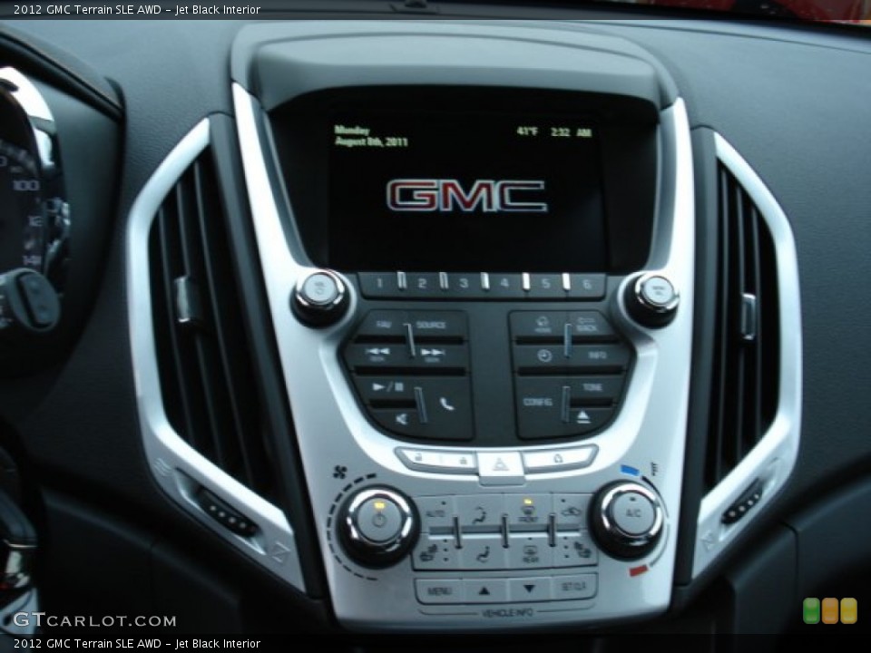 Jet Black Interior Controls for the 2012 GMC Terrain SLE AWD #57527512