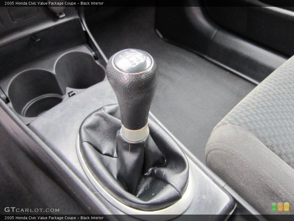 Black Interior Transmission for the 2005 Honda Civic Value Package Coupe #57528211