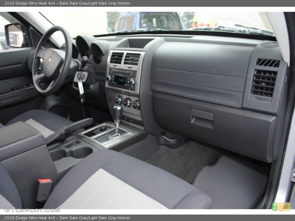 Dark Slate Gray/Light Slate Gray Interior Dashboard for the 2010 Dodge Nitro Heat 4x4 #57528349