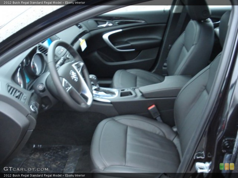 Ebony Interior Photo for the 2012 Buick Regal  #57528869