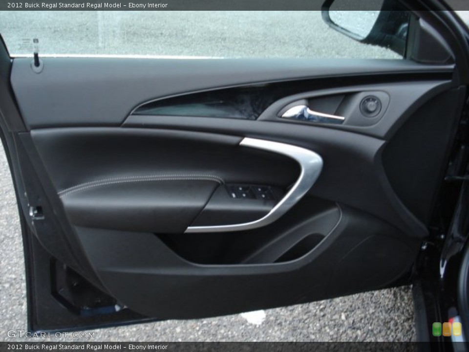 Ebony Interior Door Panel for the 2012 Buick Regal  #57528874
