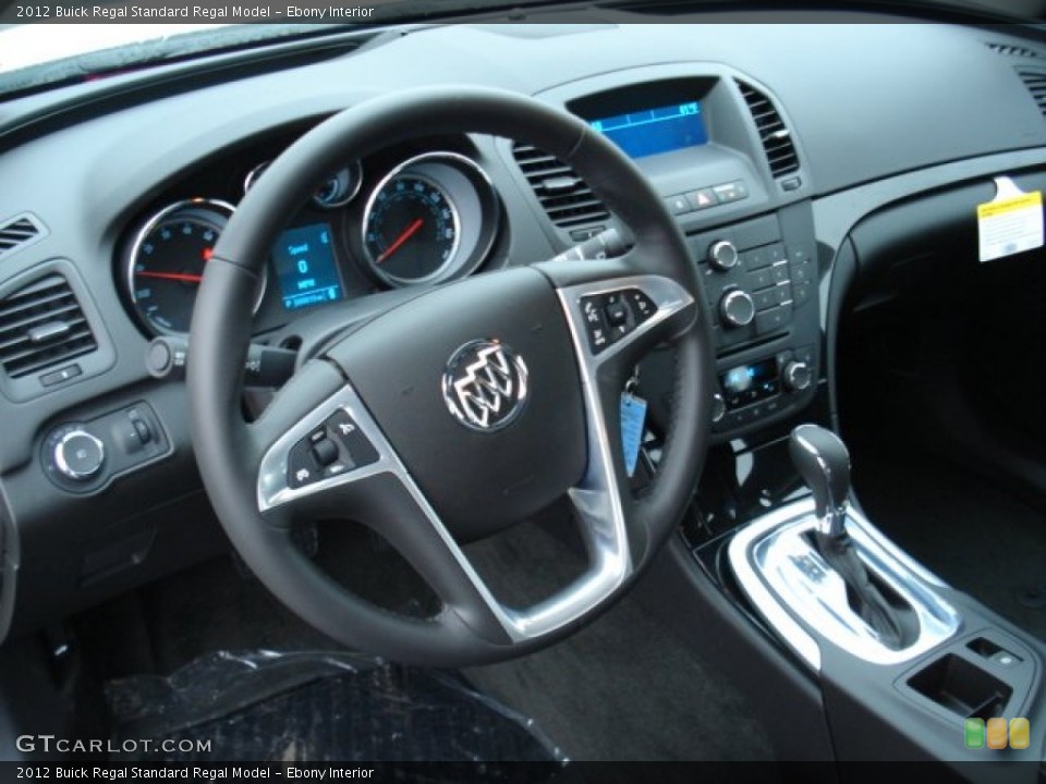 Ebony Interior Dashboard for the 2012 Buick Regal  #57529549