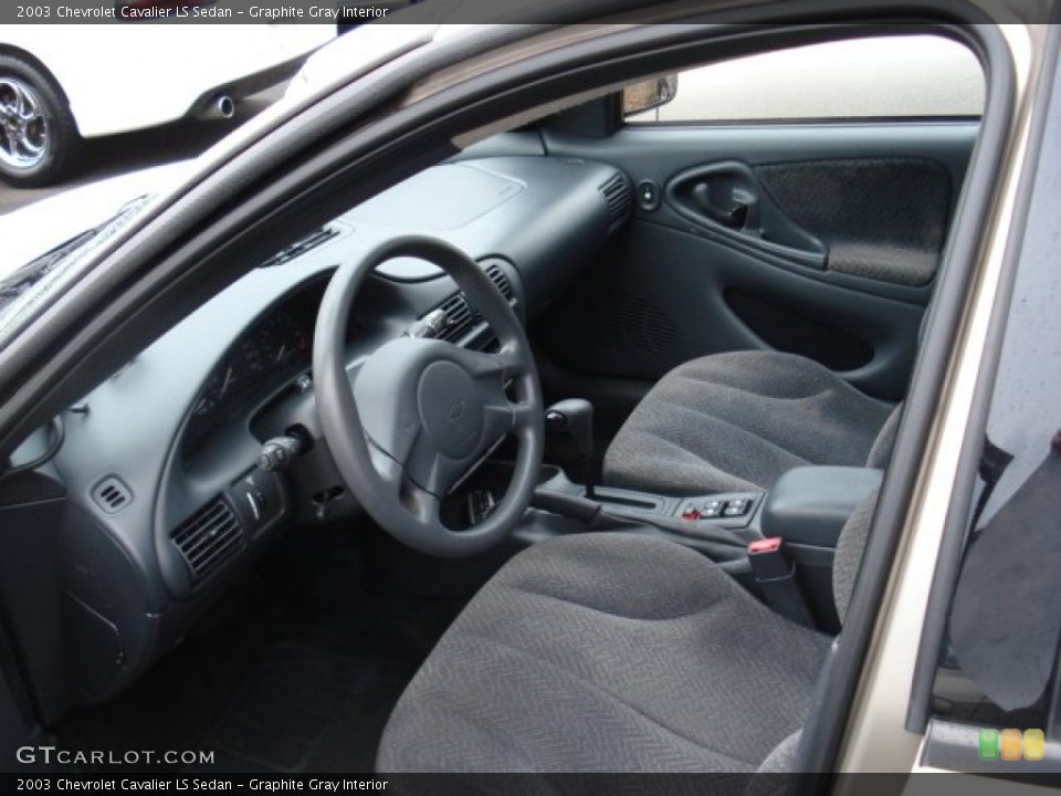 Graphite Gray Interior Photo for the 2003 Chevrolet Cavalier LS Sedan #57529828