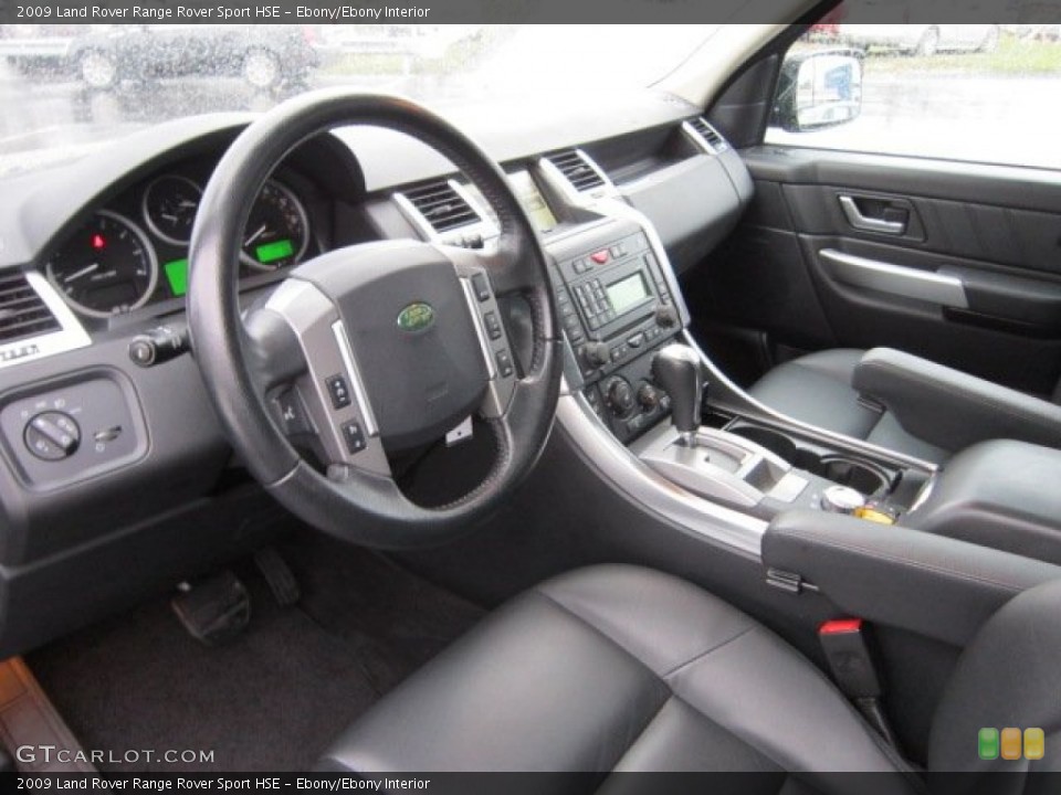 Ebony/Ebony Interior Photo for the 2009 Land Rover Range Rover Sport HSE #57529834