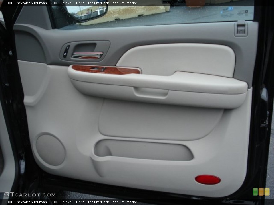 Light Titanium/Dark Titanium Interior Door Panel for the 2008 Chevrolet Suburban 1500 LTZ 4x4 #57530161