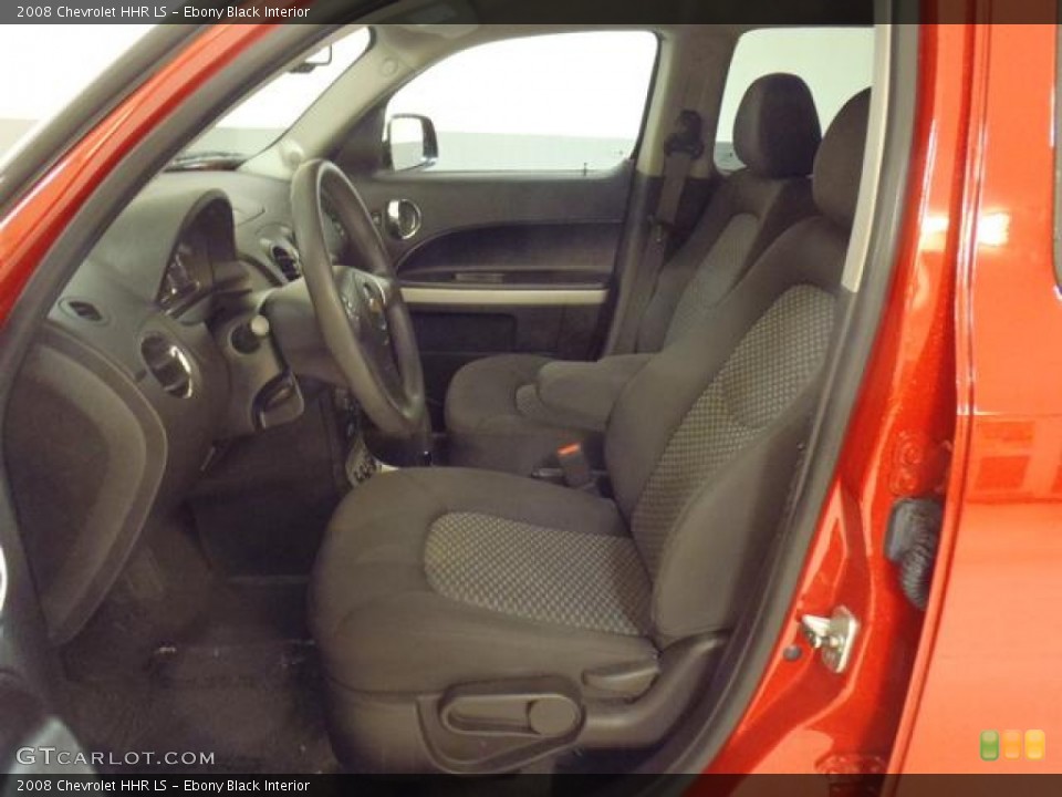 Ebony Black Interior Photo for the 2008 Chevrolet HHR LS #57530365