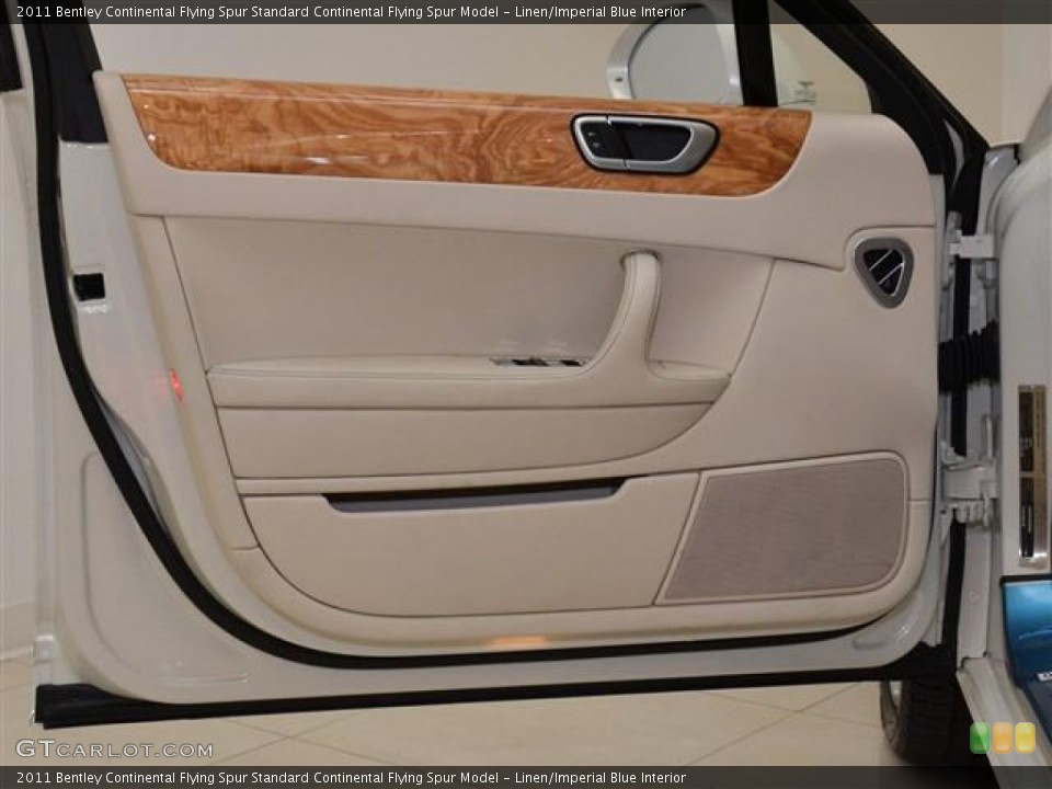 Linen/Imperial Blue Interior Door Panel for the 2011 Bentley Continental Flying Spur  #57531160