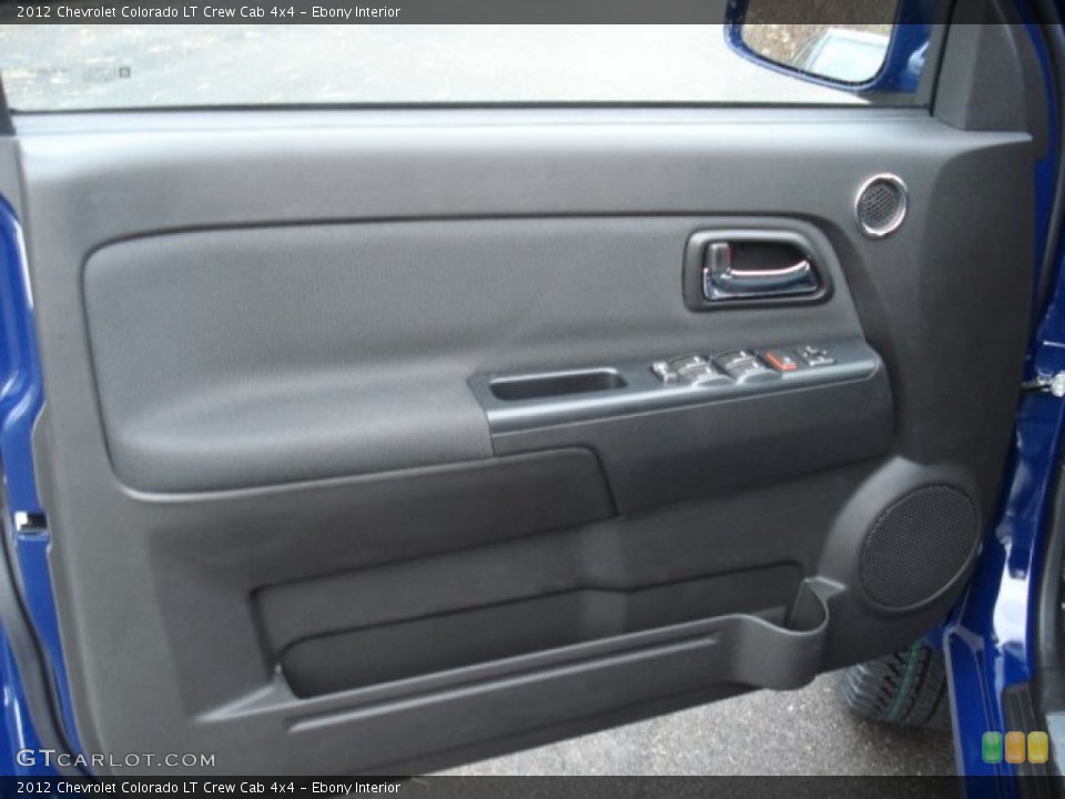 Ebony Interior Door Panel for the 2012 Chevrolet Colorado LT Crew Cab 4x4 #57531466