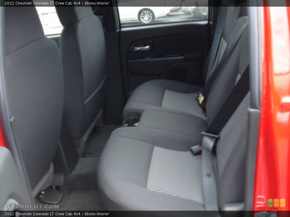 Ebony Interior Photo for the 2012 Chevrolet Colorado LT Crew Cab 4x4 #57531709