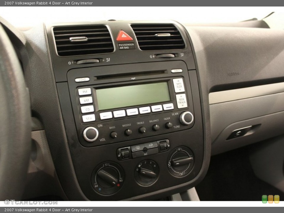 Art Grey Interior Controls for the 2007 Volkswagen Rabbit 4 Door #57534568