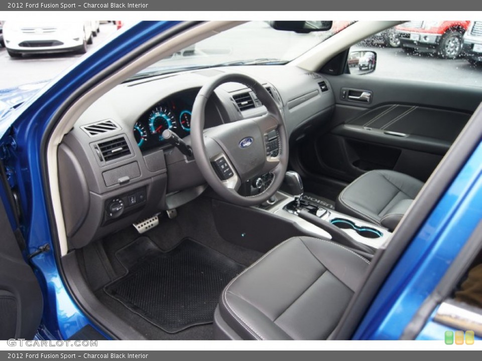 Charcoal Black Interior Prime Interior for the 2012 Ford Fusion Sport #57536332