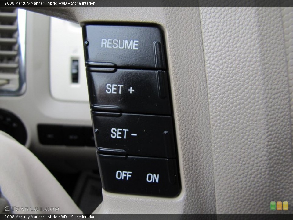 Stone Interior Controls for the 2008 Mercury Mariner Hybrid 4WD #57538225