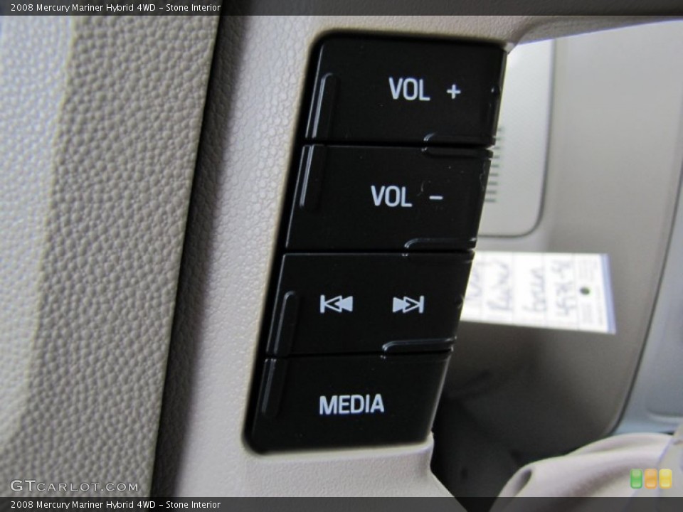 Stone Interior Controls for the 2008 Mercury Mariner Hybrid 4WD #57538228