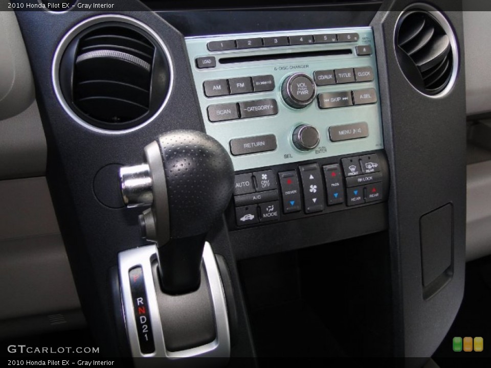 Gray Interior Controls for the 2010 Honda Pilot EX #57541954