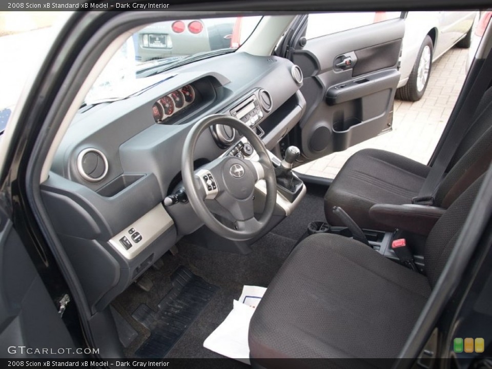 Dark Gray Interior Photo for the 2008 Scion xB  #57542326