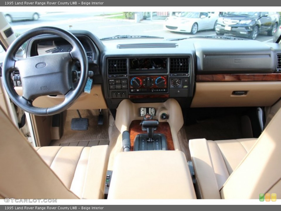 Beige Interior Dashboard for the 1995 Land Rover Range Rover County LWB #57543573