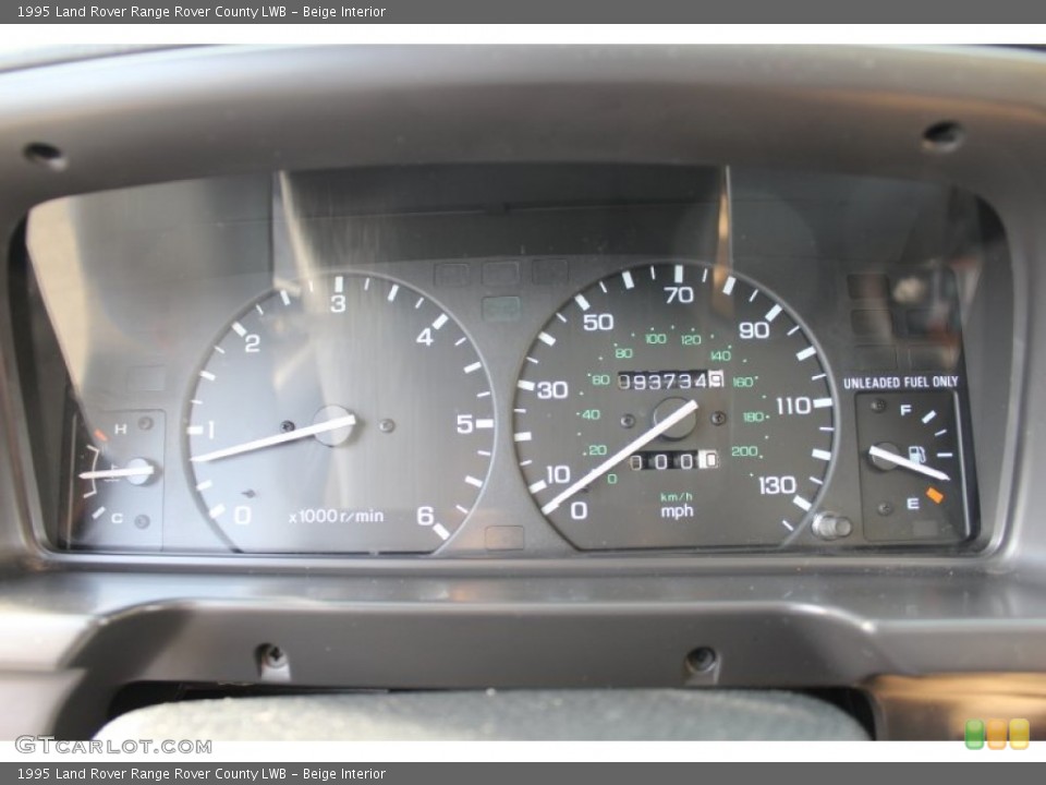 Beige Interior Gauges for the 1995 Land Rover Range Rover County LWB #57543590