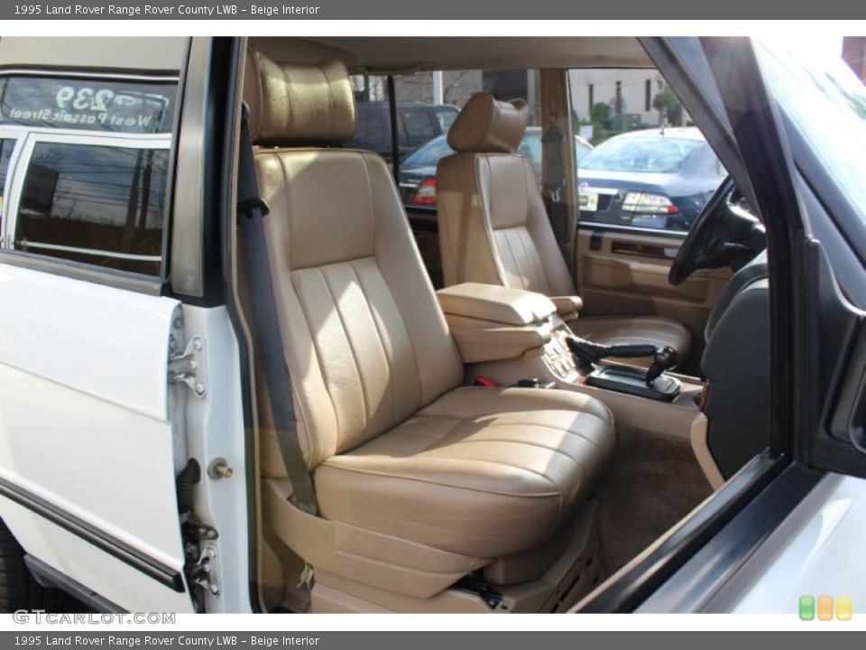 Beige Interior Photo for the 1995 Land Rover Range Rover County LWB #57543694