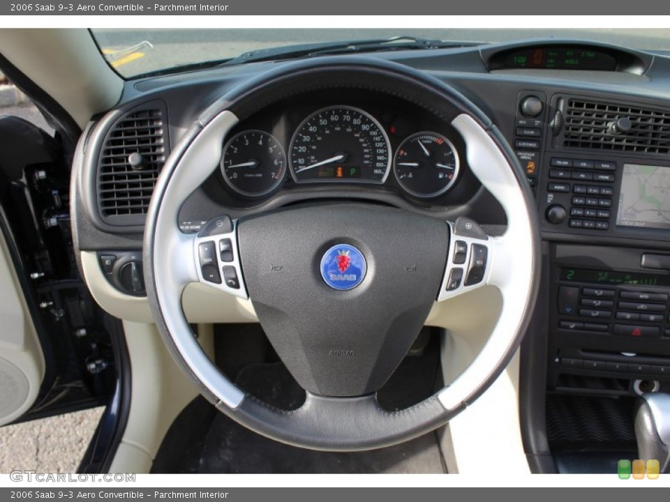 Parchment Interior Steering Wheel for the 2006 Saab 9-3 Aero Convertible #57544186