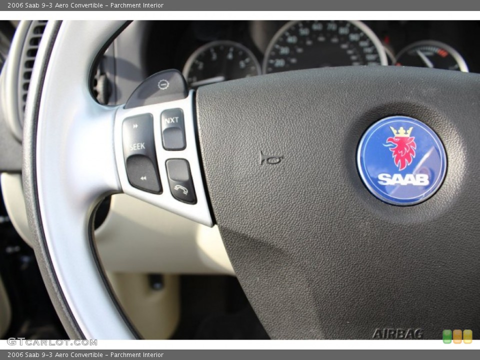 Parchment Interior Controls for the 2006 Saab 9-3 Aero Convertible #57544194