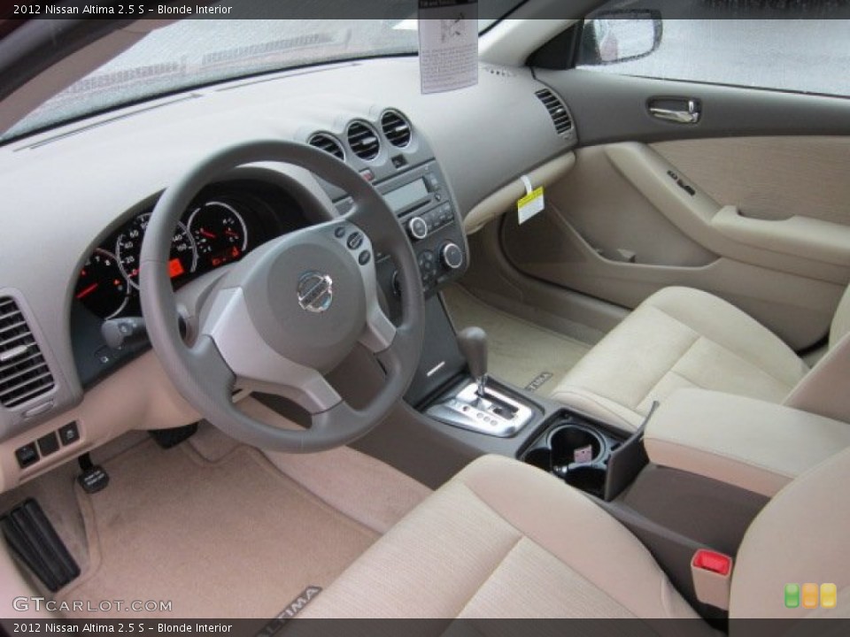 Blonde Interior Prime Interior for the 2012 Nissan Altima 2.5 S #57544746