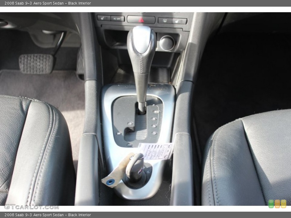 Black Interior Transmission for the 2008 Saab 9-3 Aero Sport Sedan #57544816