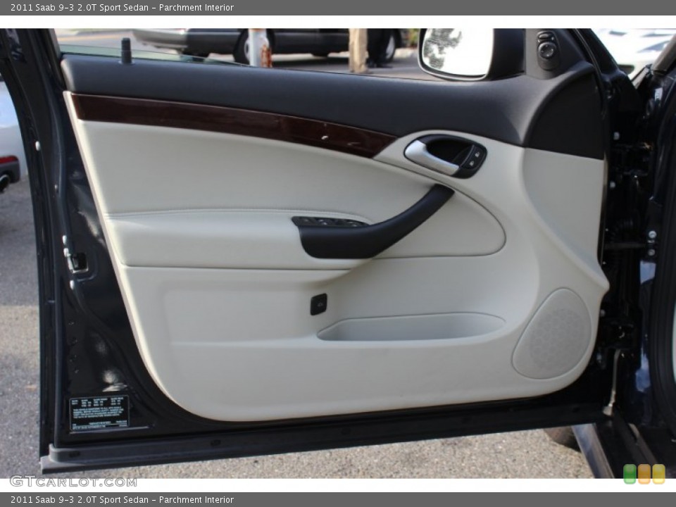 Parchment Interior Door Panel for the 2011 Saab 9-3 2.0T Sport Sedan #57545020
