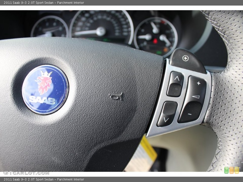 Parchment Interior Controls for the 2011 Saab 9-3 2.0T Sport Sedan #57545064