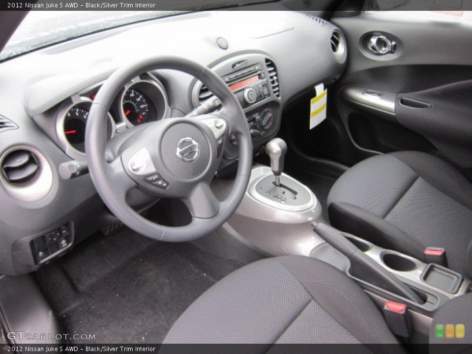 Black/Silver Trim Interior Photo for the 2012 Nissan Juke S AWD #57545136